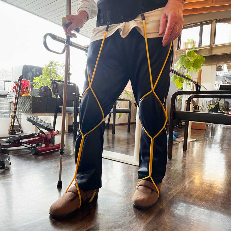 e-footとインソール歩行練習